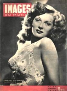IMAGES DU MONDE magazine side cover Issue 47 27 November 1945