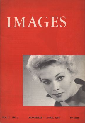 IMAGES (Ca) magazine side cover Issue 3  Vol 1 # 3 April 1956