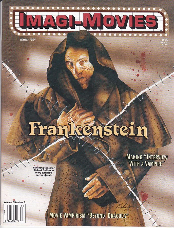 IMAGI-MOVIES magazine side cover Issue 6  Vol 2 # 2 Winter 1994