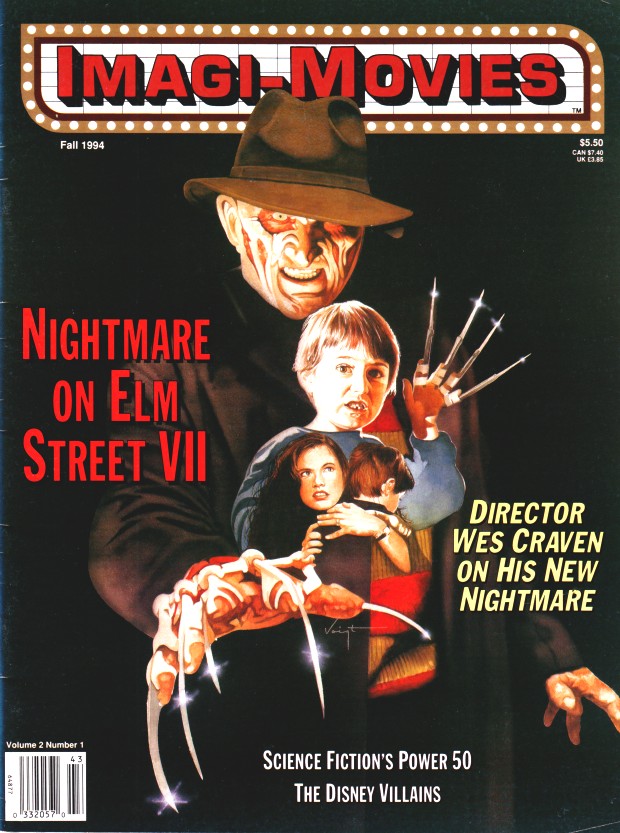 IMAGI-MOVIES magazine side cover Issue 5  Vol 2 # 1 Fall 1994