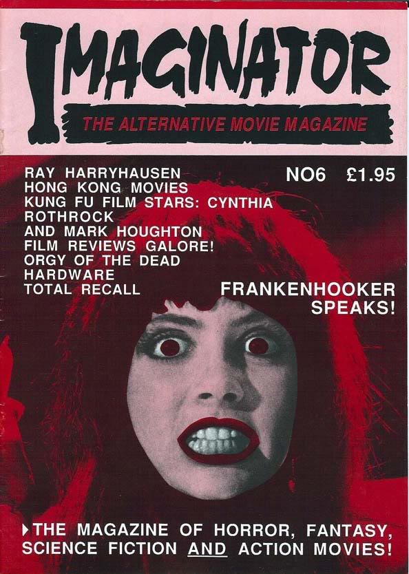 IMAGINATOR magazine side cover Issue 6  1990