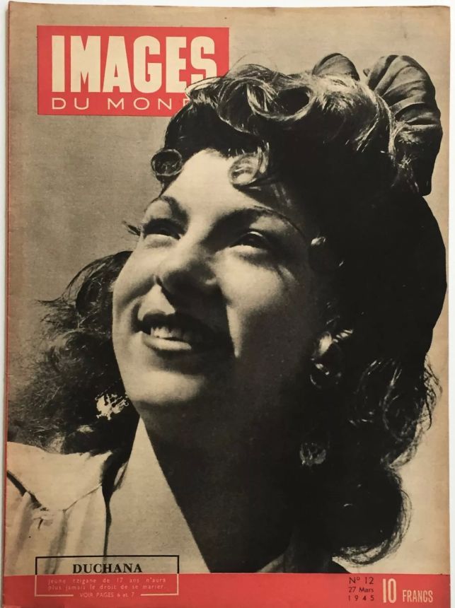 IMAGES DU MONDE magazine side cover Issue 12 27 March 1945