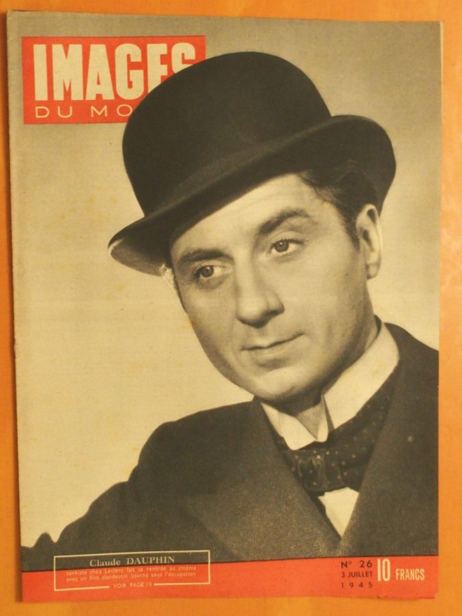IMAGES DU MONDE magazine side cover Issue 26 3 July 1945