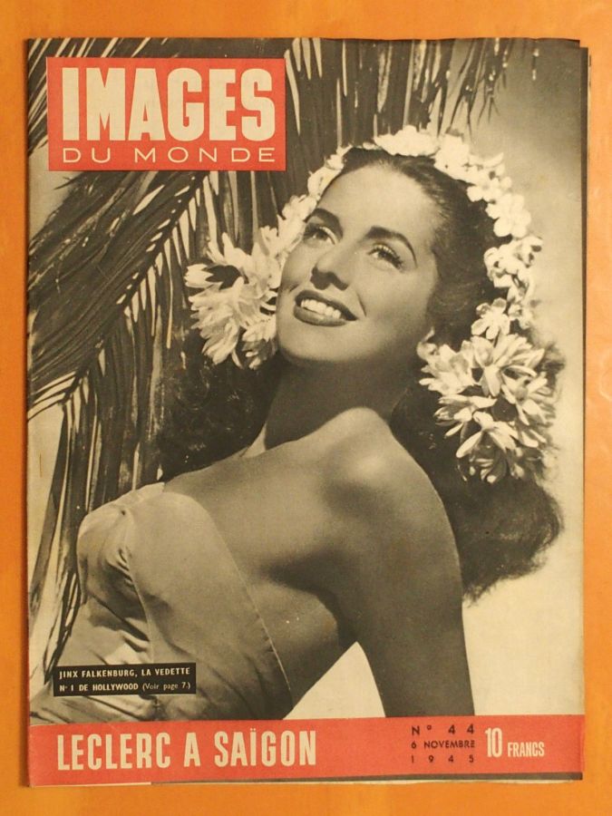 IMAGES DU MONDE magazine side cover Issue 44 6 November 1945