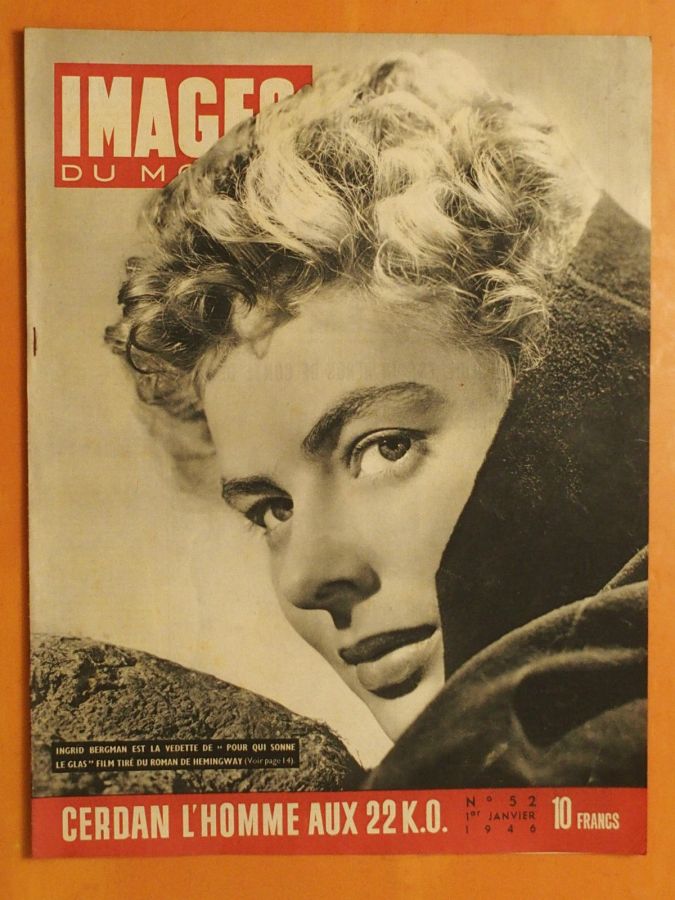 IMAGES DU MONDE magazine side cover Issue 52 1 January 1946