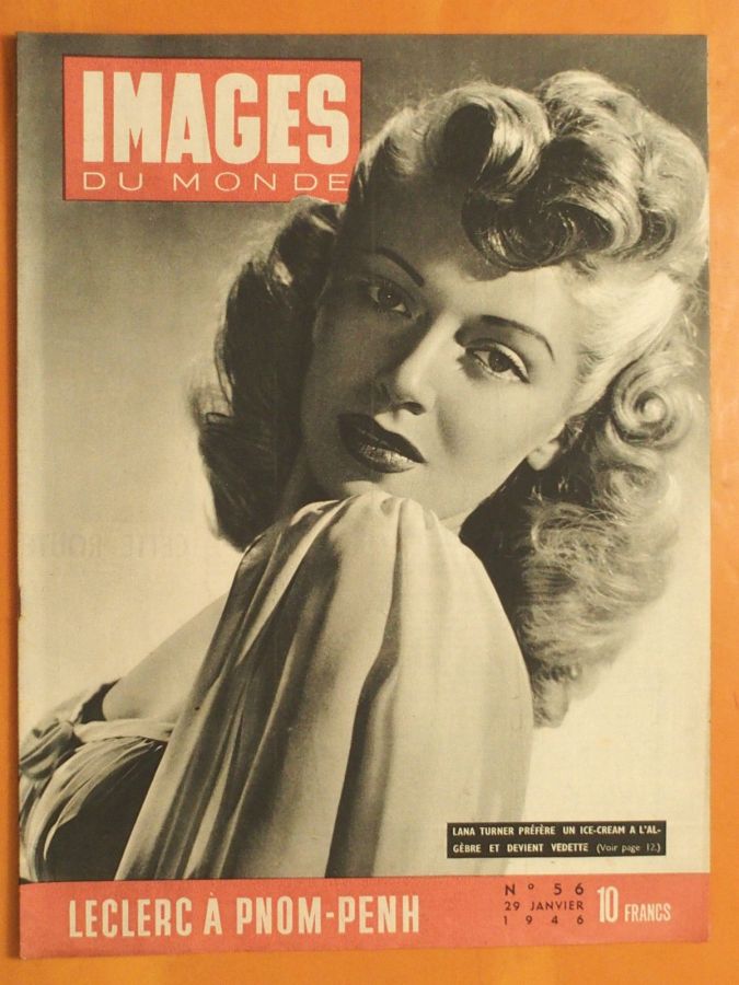 IMAGES DU MONDE magazine side cover Issue 56 29 January 1946