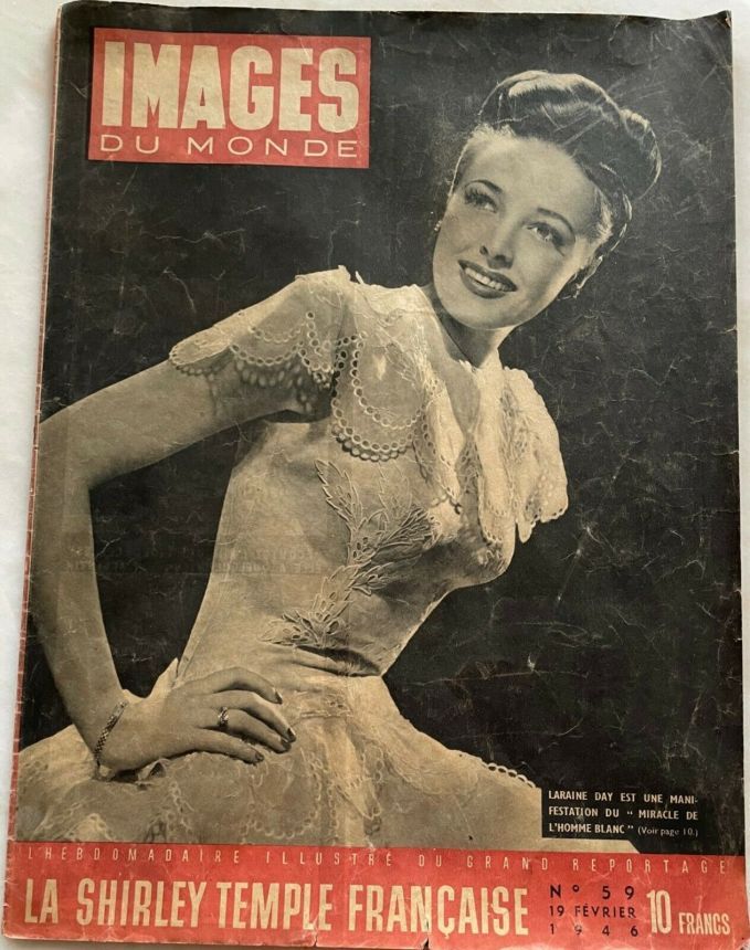 IMAGES DU MONDE magazine side cover Issue 59 19 February 1946