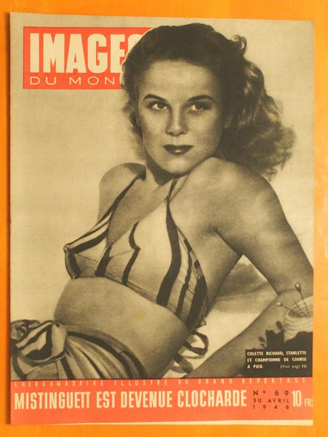 IMAGES DU MONDE magazine side cover Issue 69 30 April 1946