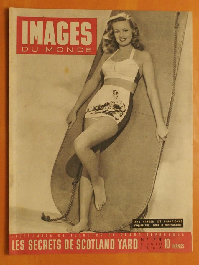 IMAGES DU MONDE magazine side cover Issue 74 4 June 1946