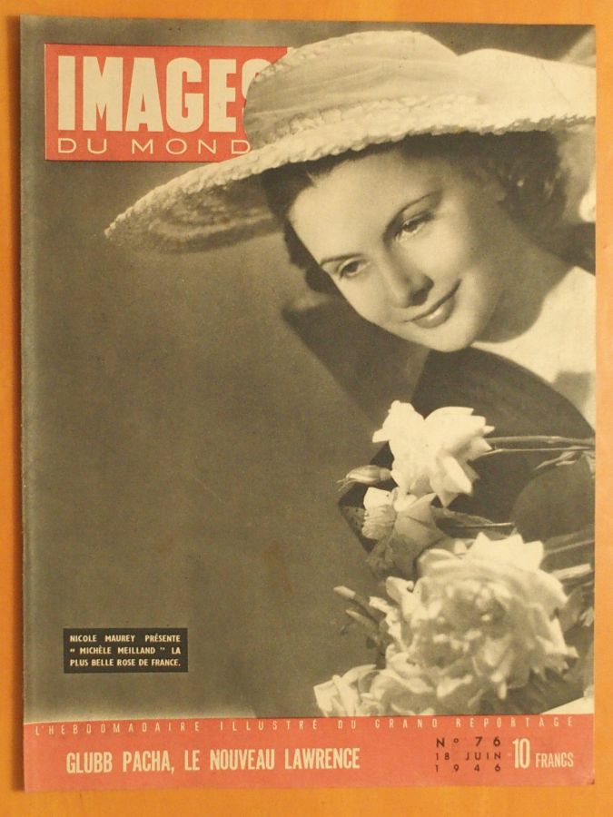 IMAGES DU MONDE magazine side cover Issue 76 18 June 1946