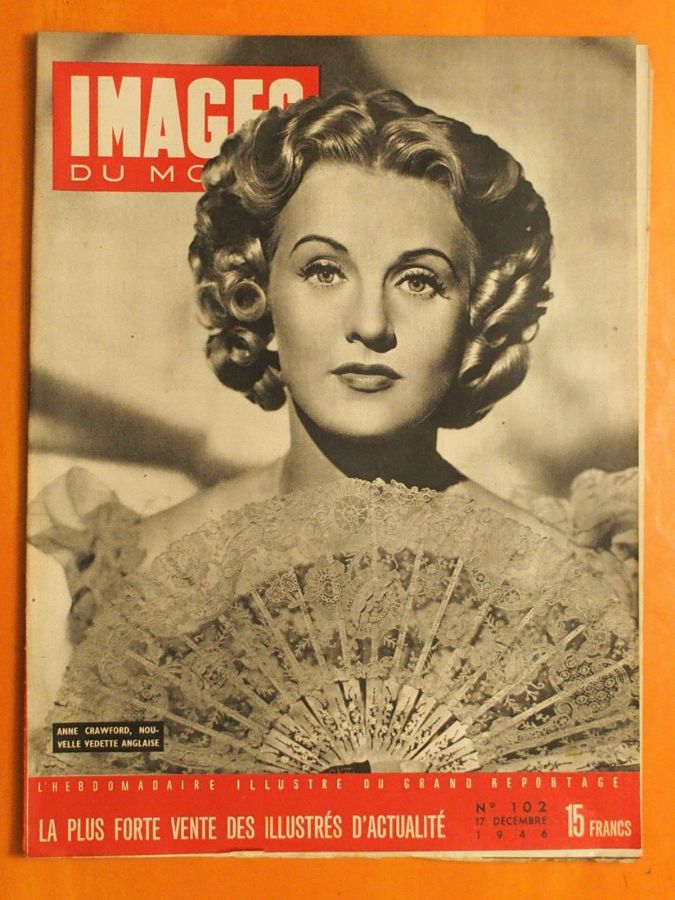 IMAGES DU MONDE magazine side cover Issue 102 17 December 1946