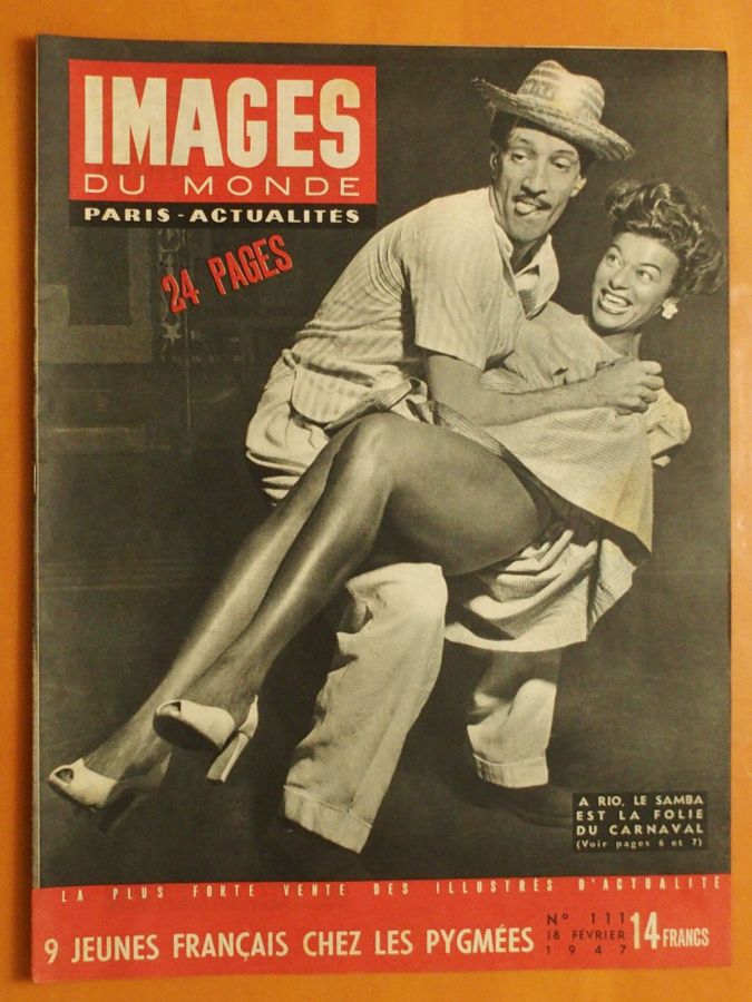 IMAGES DU MONDE magazine side cover Issue 111 18 February 1947