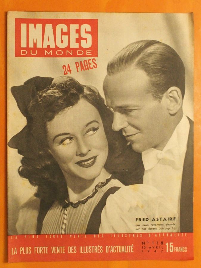 IMAGES DU MONDE magazine side cover Issue 118 15 April 1947