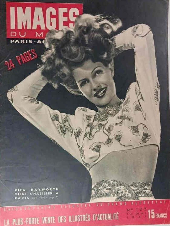 IMAGES DU MONDE magazine side cover Issue 122 13 May 1947
