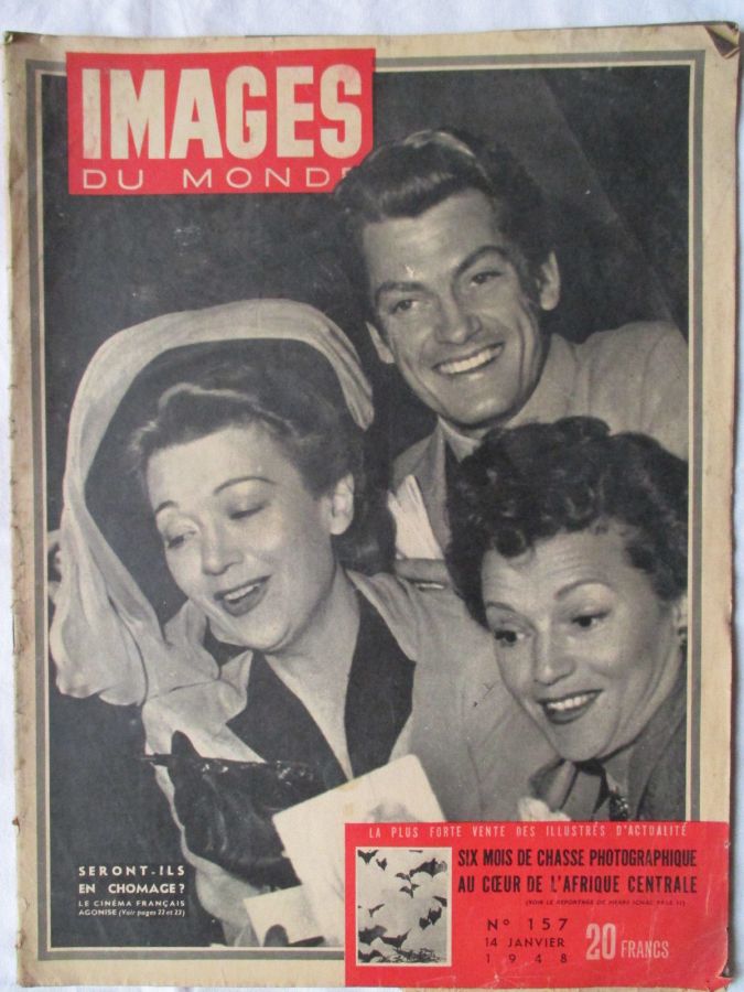 IMAGES DU MONDE magazine side cover Issue 157 14 January 1948