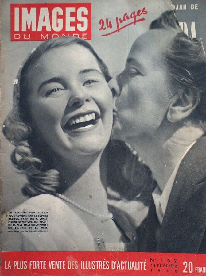 IMAGES DU MONDE magazine side cover Issue 162 18 February 1948