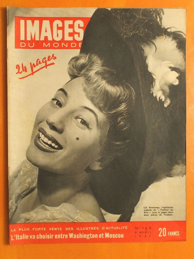IMAGES DU MONDE magazine side cover Issue 169 8 April 1948