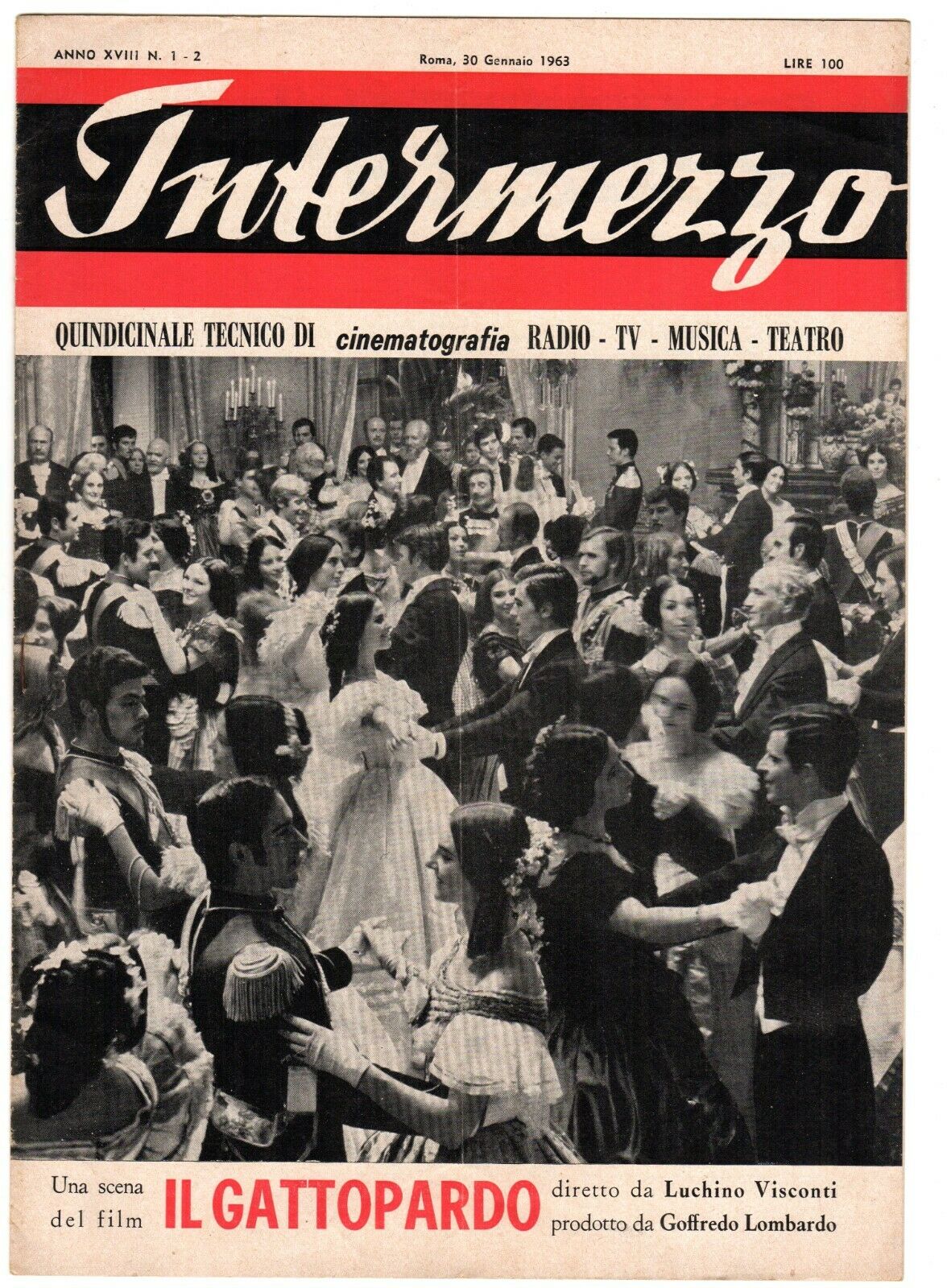 INTERMEZZO magazine side cover Issue 1-2 30 January 1963