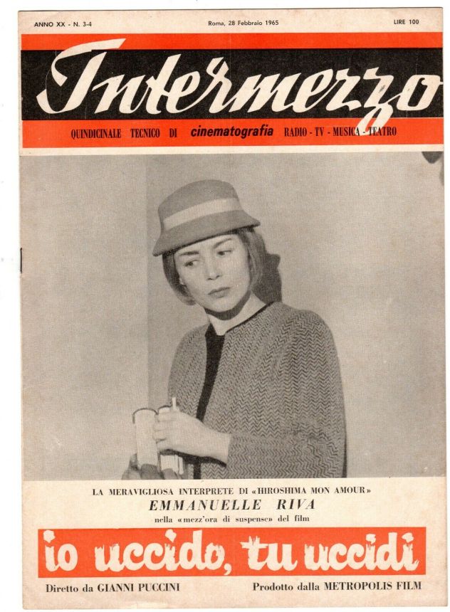 INTERMEZZO magazine side cover Issue 3-4 28 February 1965
