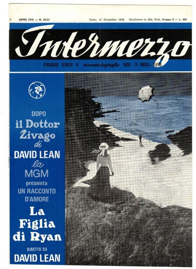 INTERMEZZO magazine side cover Issue 20-1 15 November 1970