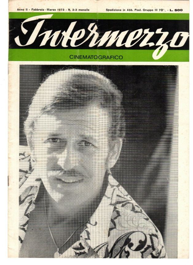 INTERMEZZO magazine side cover  February/March 1973