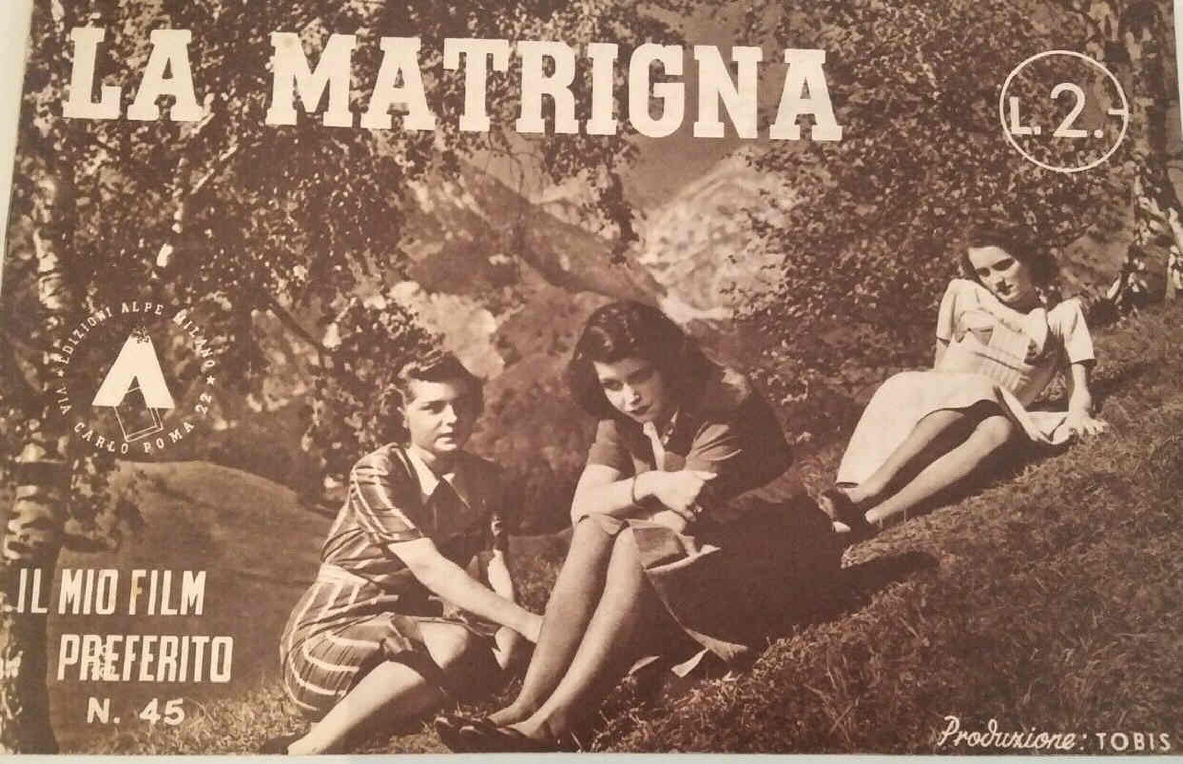 MIO FILM PREFERITO | IL magazine side cover Issue 45   1942