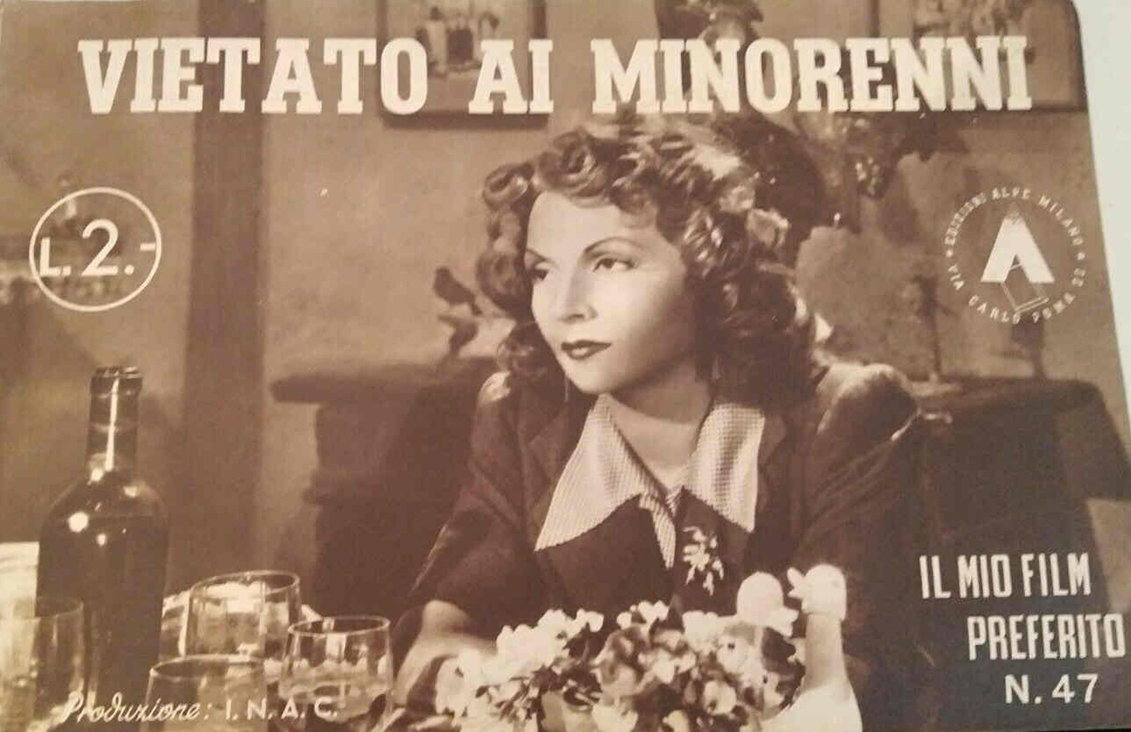 MIO FILM PREFERITO | IL magazine side cover Issue 47   1942