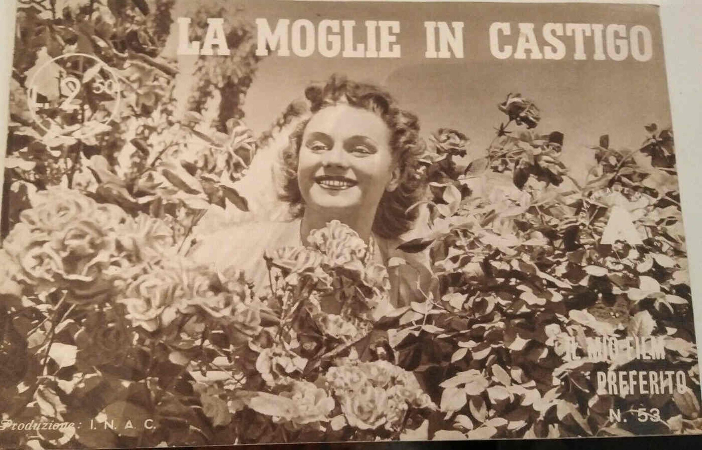 MIO FILM PREFERITO | IL magazine side cover Issue 53   1942