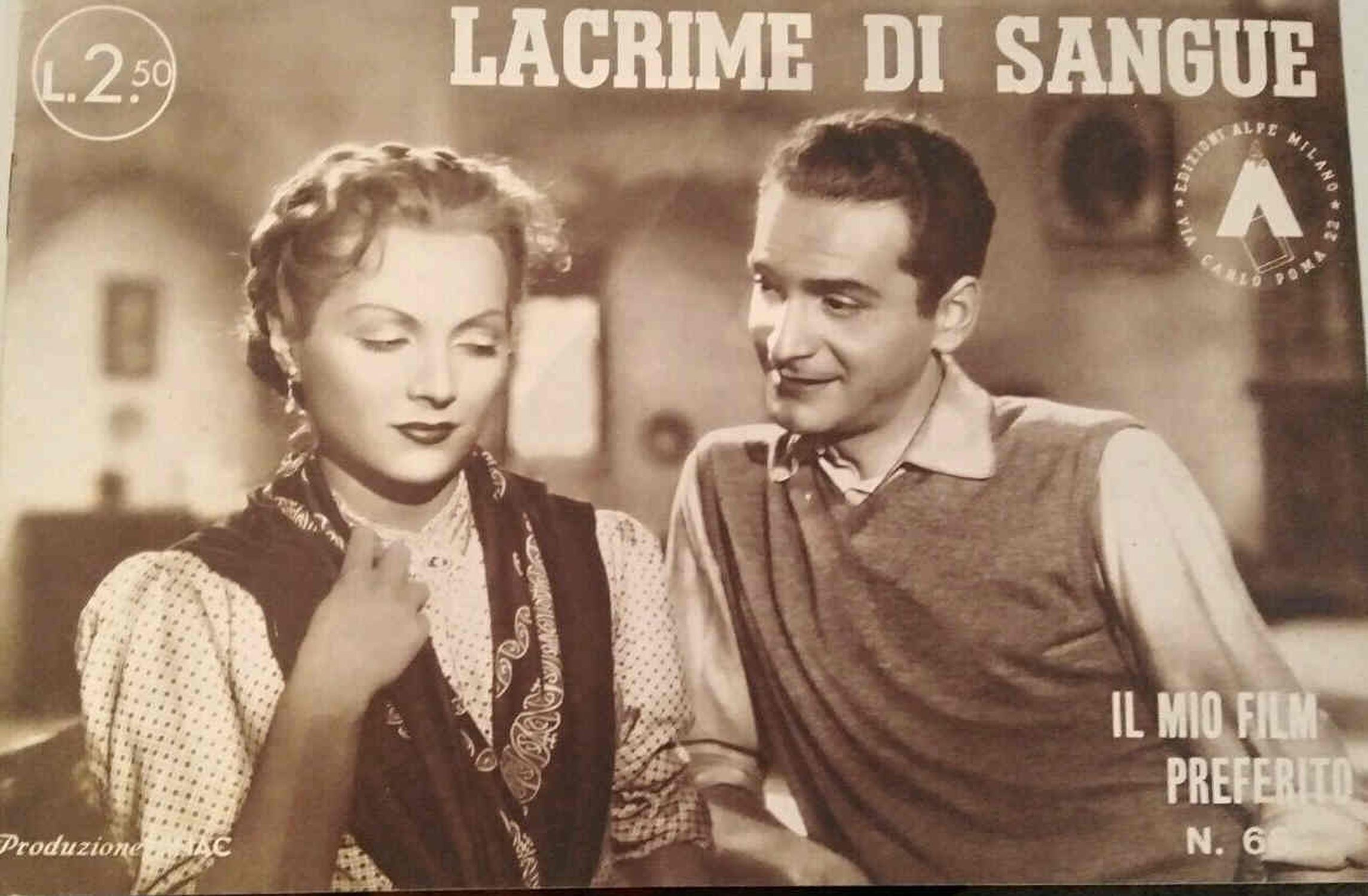 MIO FILM PREFERITO | IL magazine side cover Issue 66   1942