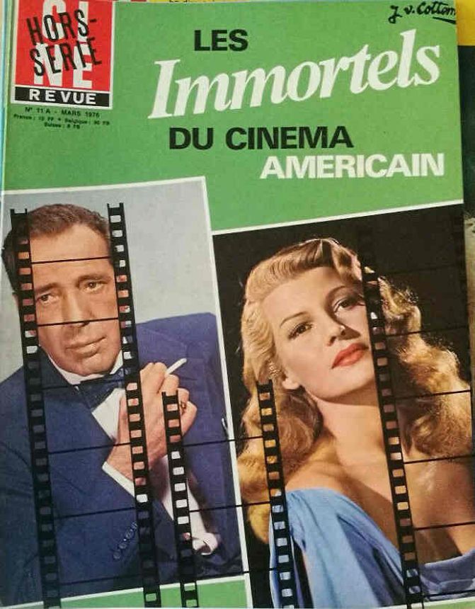 IMMORTELS DU CINEMA | LES magazine side cover Issue 2  March 1976