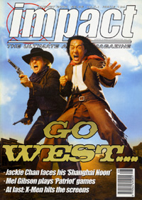 IMPACT magazine side cover Issue 104 August 2000