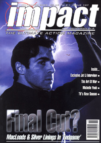 IMPACT magazine side cover Issue 107 November 2000
