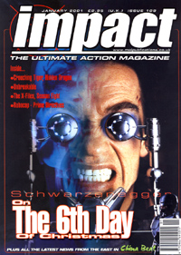 IMPACT magazine side cover Issue 109 January 2001