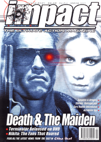 IMPACT magazine side cover Issue 111 March 2001