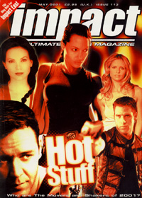 IMPACT magazine side cover Issue 113 May 2001