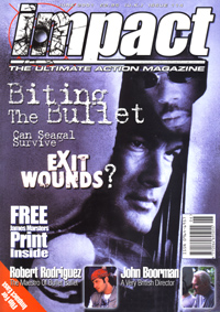 IMPACT magazine side cover Issue 114 June 2001