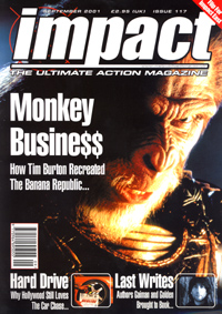 IMPACT magazine side cover Issue 117 September 2001