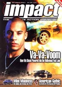 IMPACT magazine side cover Issue 118 October 2001
