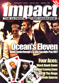 IMPACT magazine side cover Issue 122 February 2002