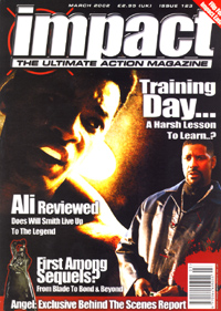 IMPACT magazine side cover Issue 123 March 2002