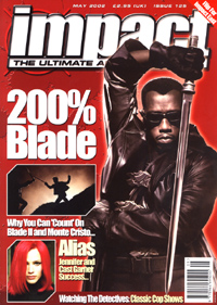 IMPACT magazine side cover Issue 125 May 2002