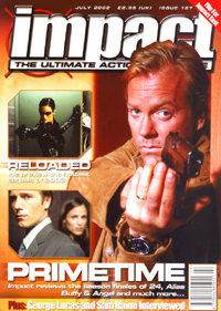IMPACT magazine side cover Issue 127 July 2002