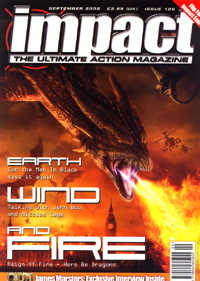 IMPACT magazine side cover Issue 129 September 2002