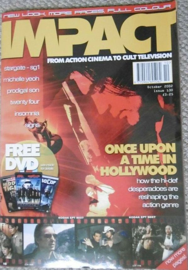 IMPACT magazine side cover Issue 130 October 2002