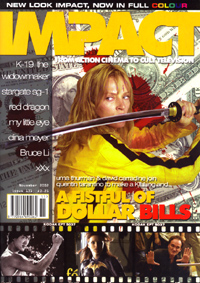 IMPACT magazine side cover Issue 131 November 2002