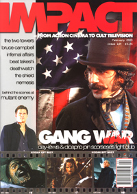 IMPACT magazine side cover Issue 134 February 2003