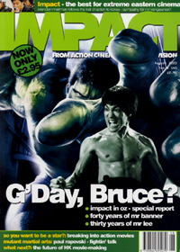 IMPACT magazine side cover Issue 140 August 2003