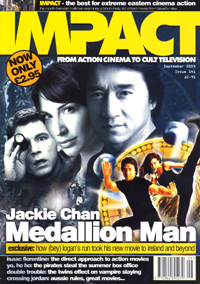 IMPACT magazine side cover Issue 141 September 2003