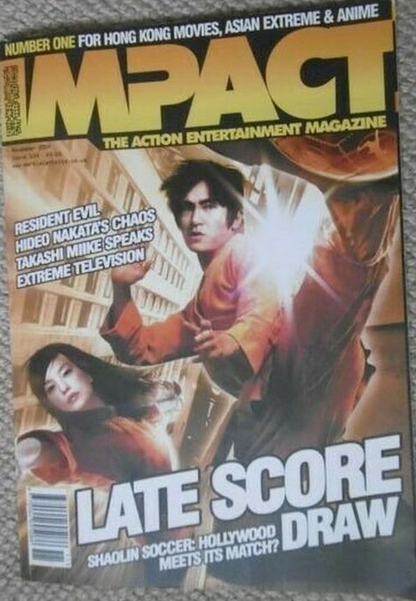 IMPACT magazine side cover Issue 155 November 2004