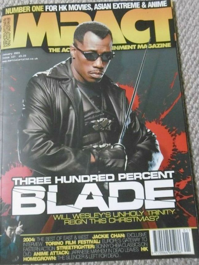 IMPACT magazine side cover Issue 157 January 2005